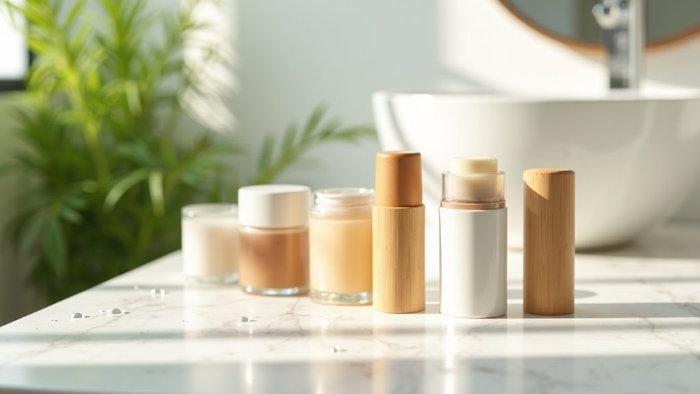 natural soda free deodorants selection