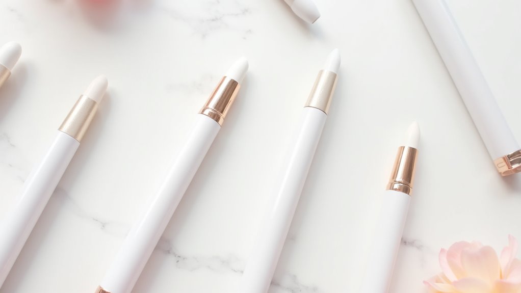 white brightening makeup pencils