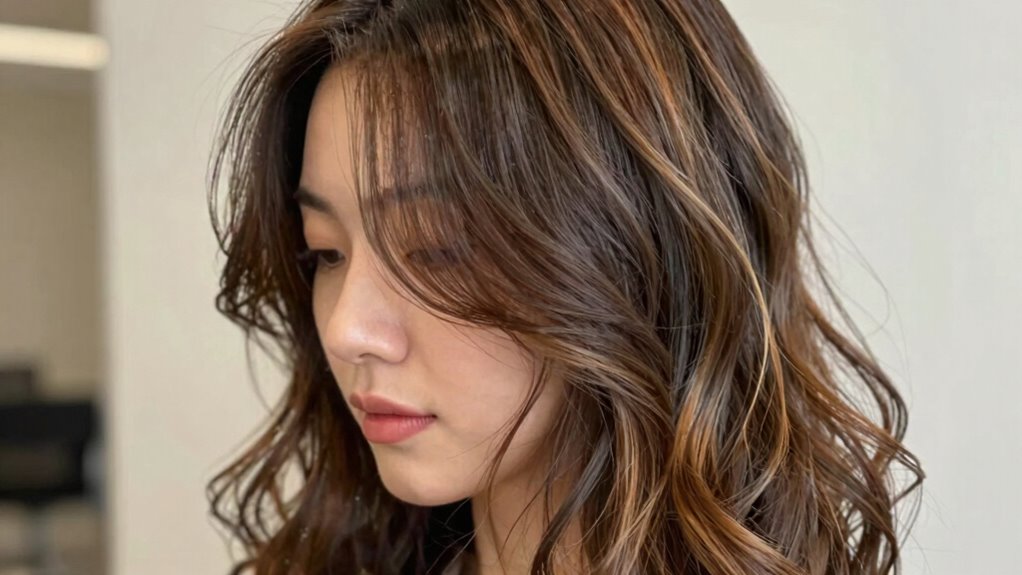 ash brown with beige khaki tones