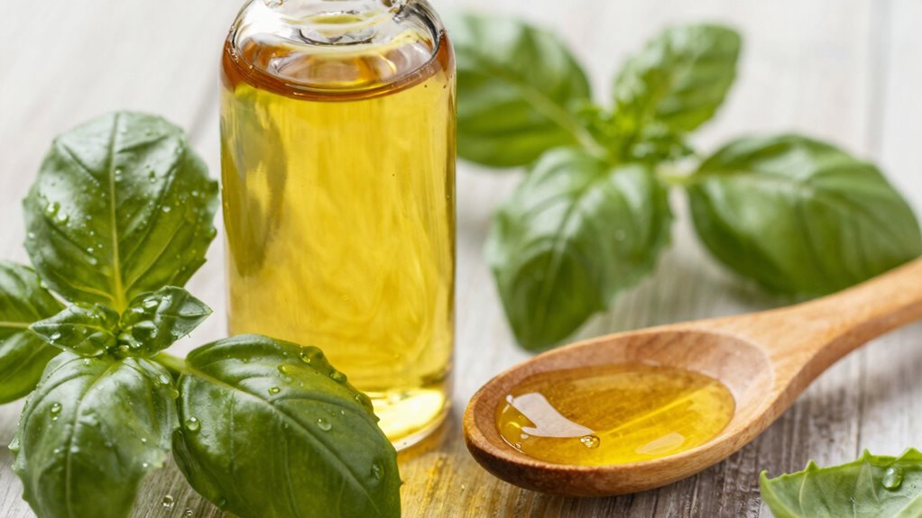 basil oil boosts scalp health