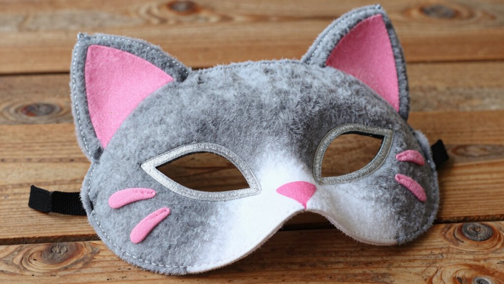 black cat mask simple durable diy