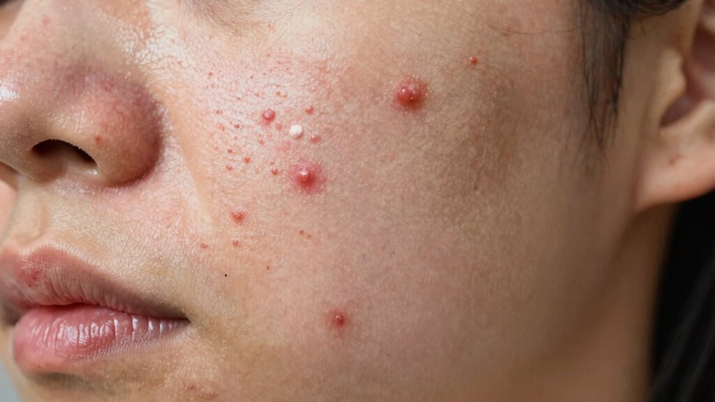 causes clogged pores hormones