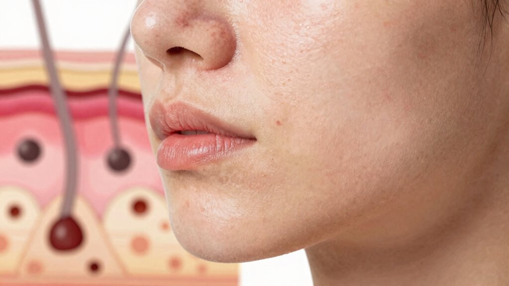 clogged pores oil bacteria