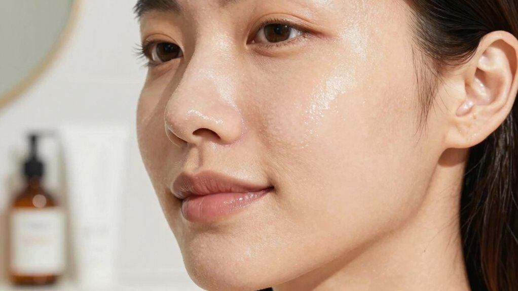 consistent routine reduces pore appearance