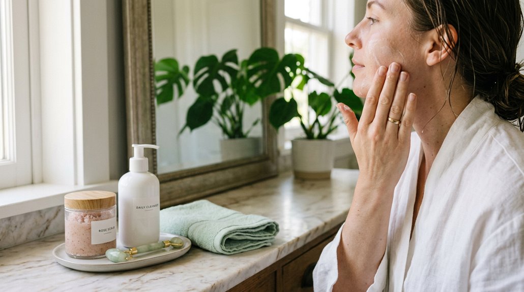 daily skincare morning and night routine