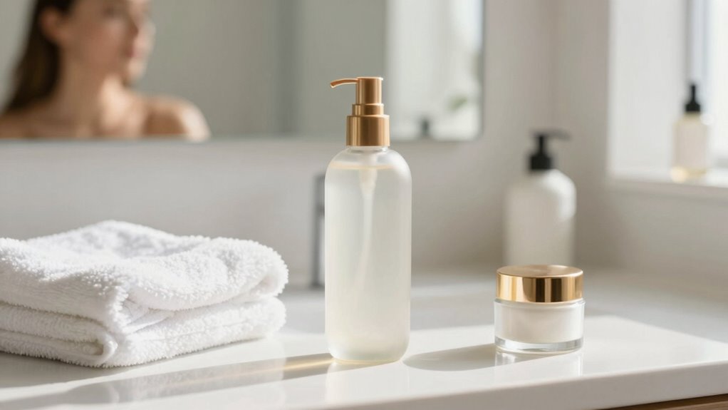 daily sunscreen and night repair routines