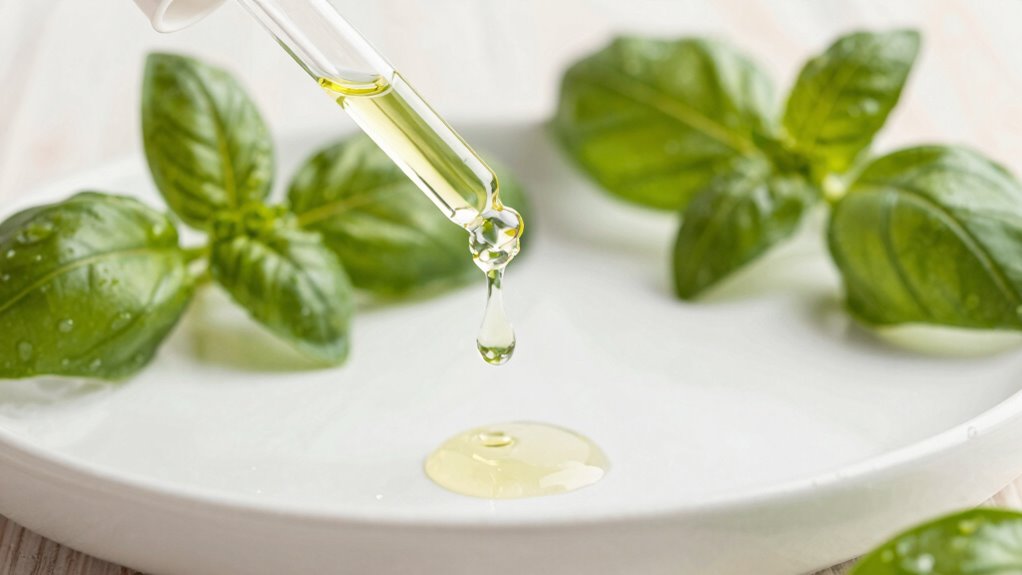 dilute basil oil patch test