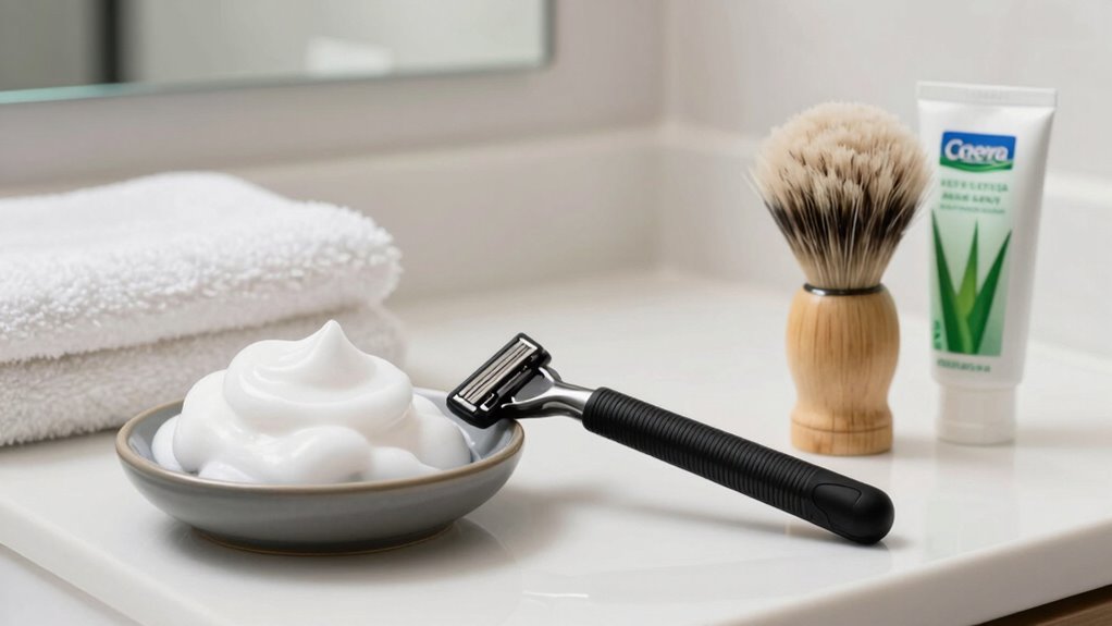dull blades cause irritation rinse