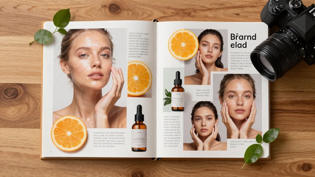evolving vision board for skin