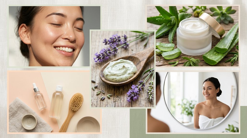 five skin care vision board choices