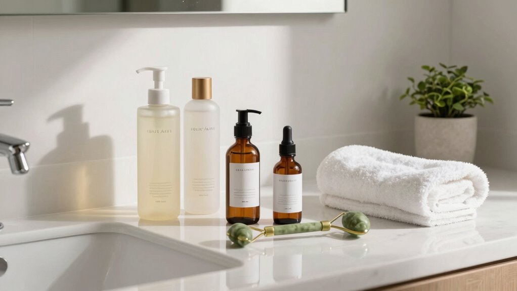 gentle cleanse tone serums sunscreen