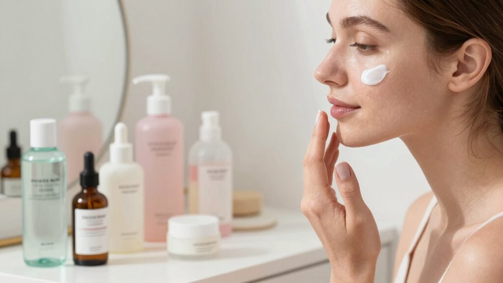 gentle fragrance free reactive skincare routine
