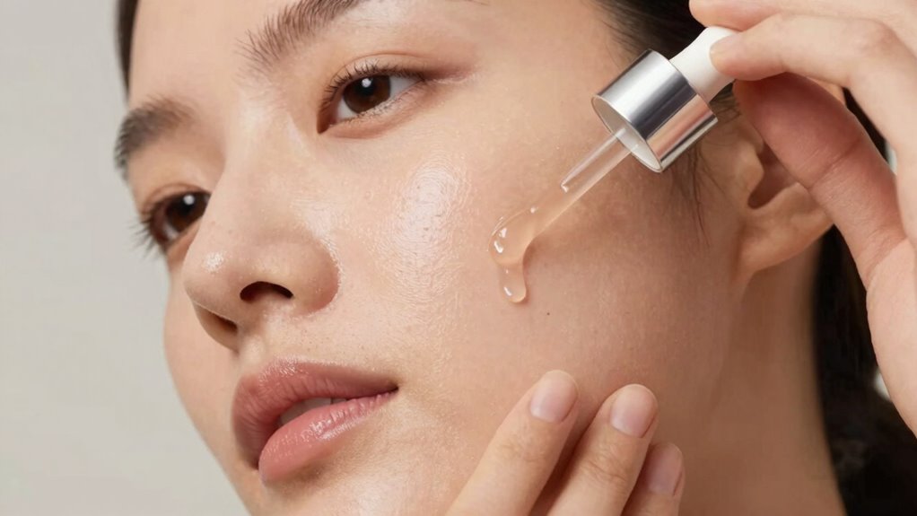 gently pat layer serums carefully