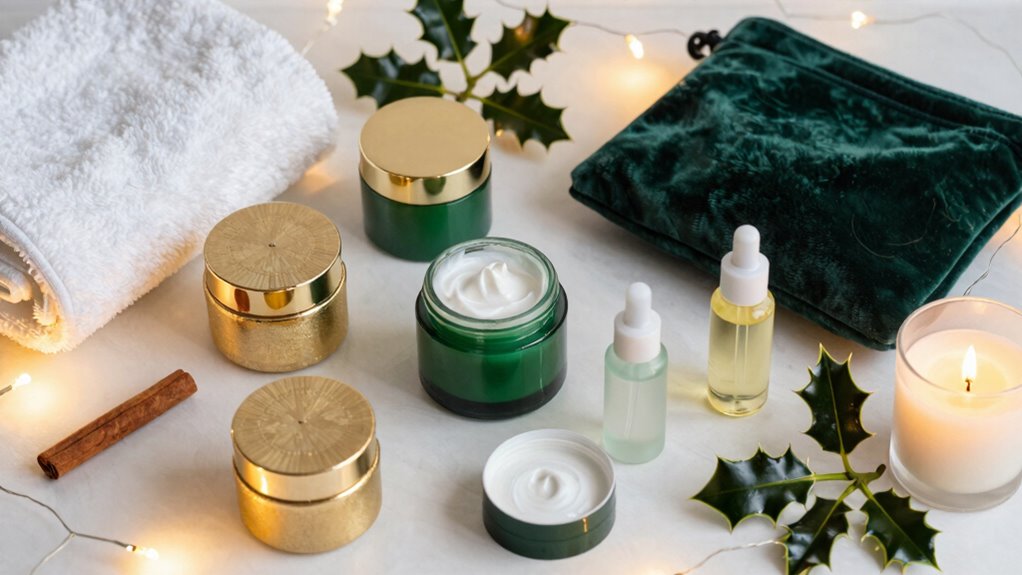 holiday glow routine with luxe products