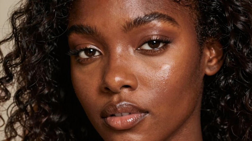hydrated glow minimal makeup