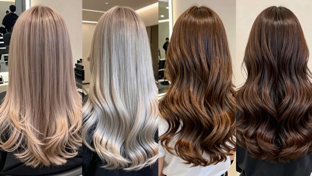 korean hair color booking steps