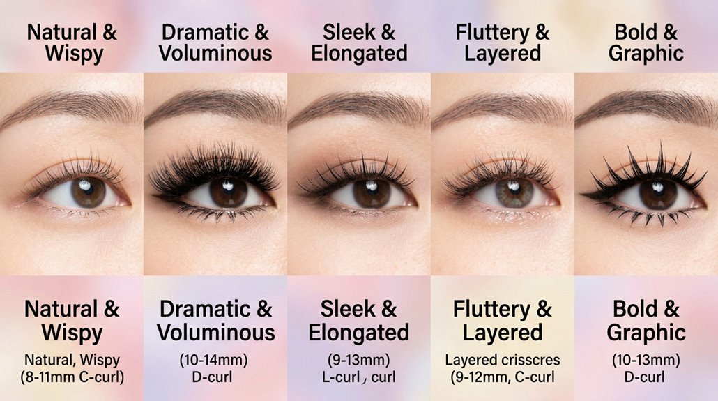 korean lash looks showcased