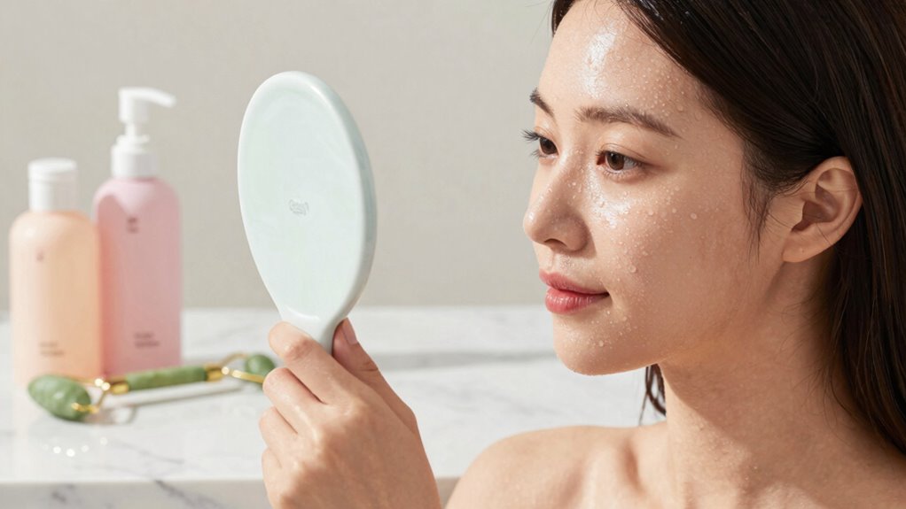 korean skincare glass skin layering