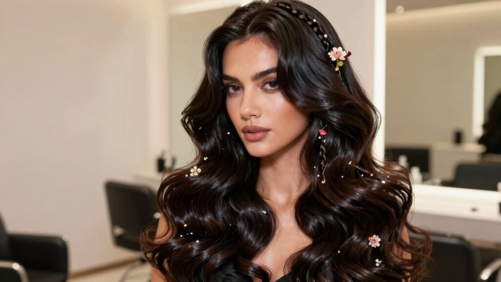 long hair soft korean vibe