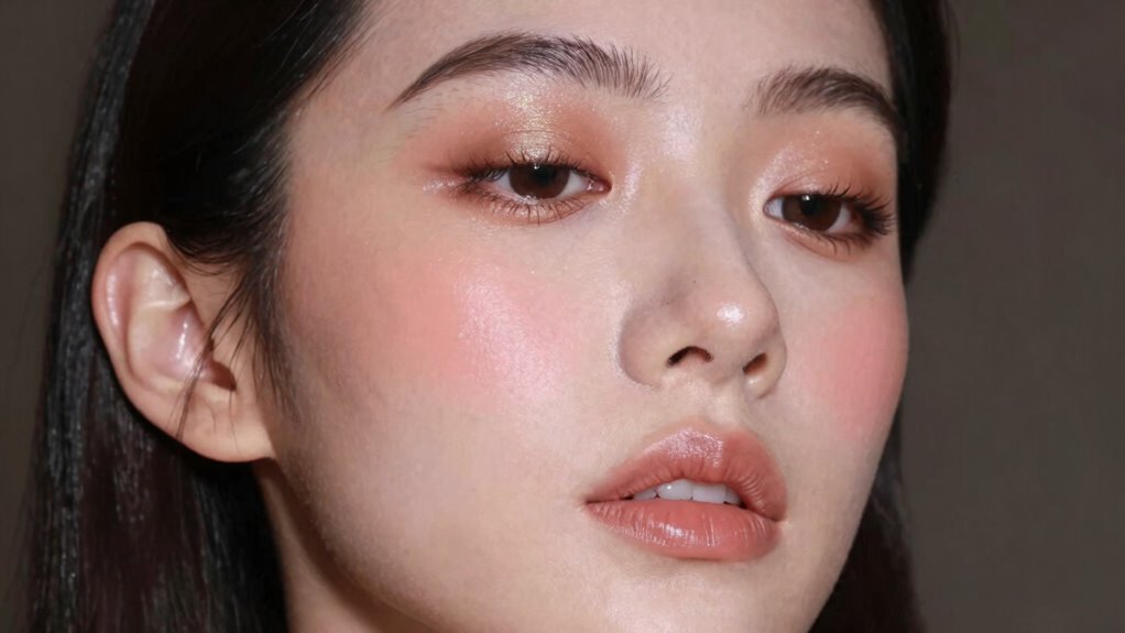 luminous base with cream sculpting