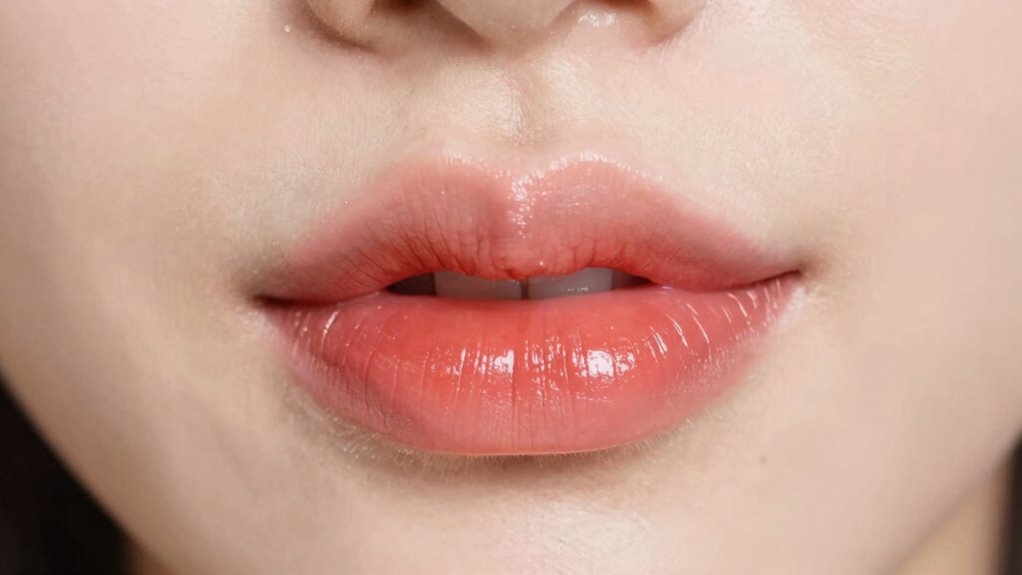 milky base centered depth soft blend
