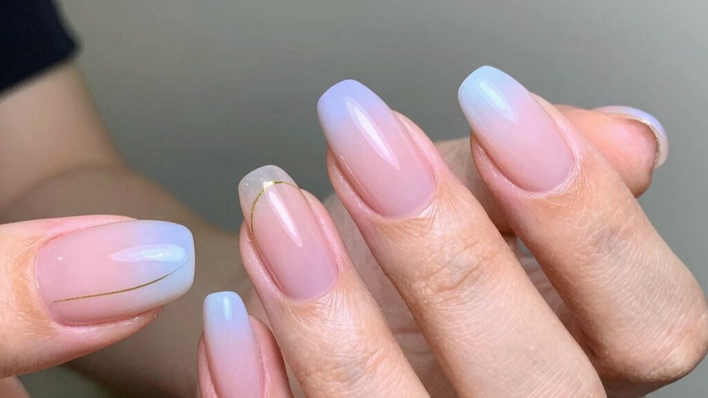 minimalist gradient with negative space