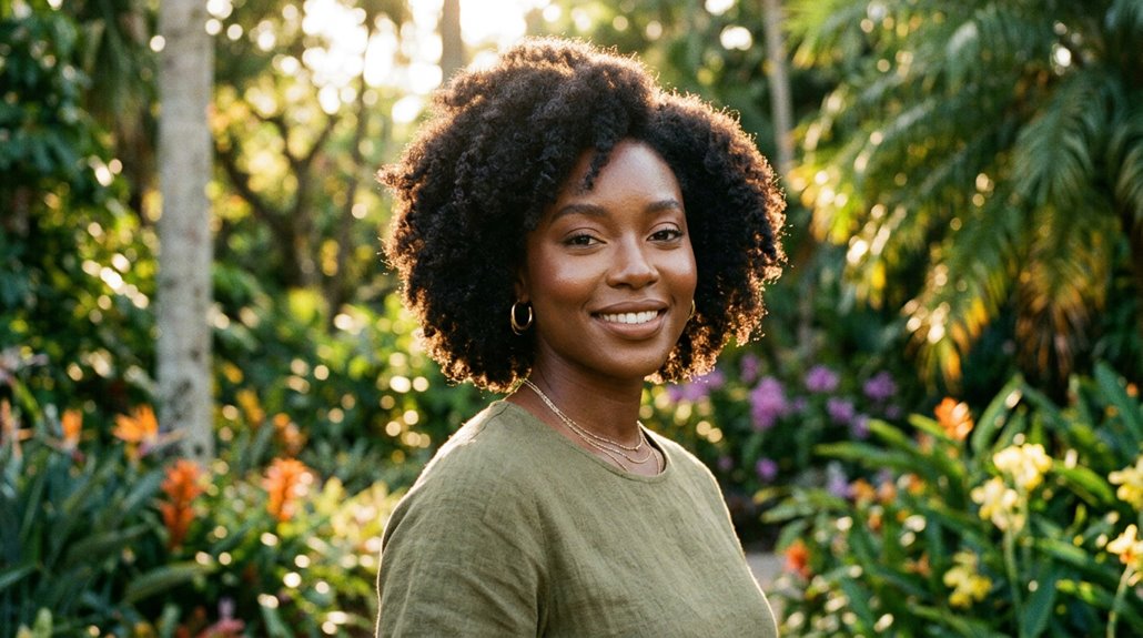 natural beauty looks for melanin rich skin