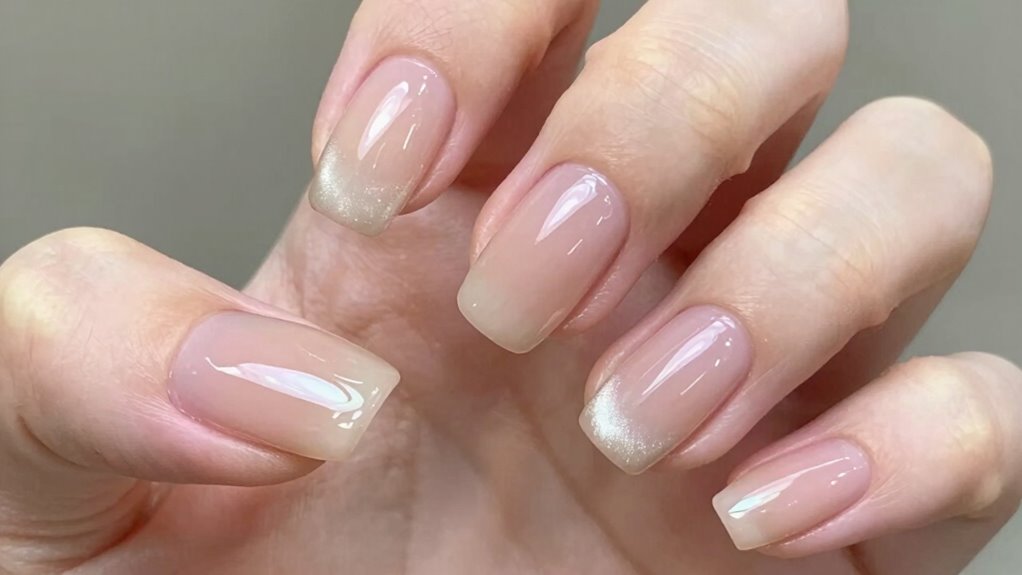 natural looking nails hydration cuticle care sheer polish