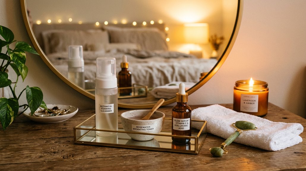 nighttime glow skincare routine