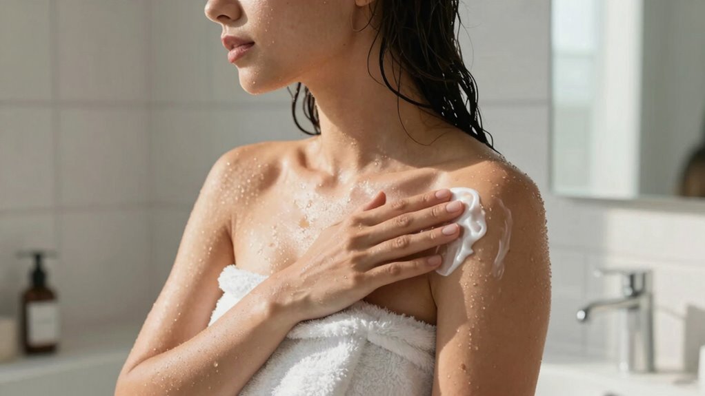 post shower hydration and sealing routine