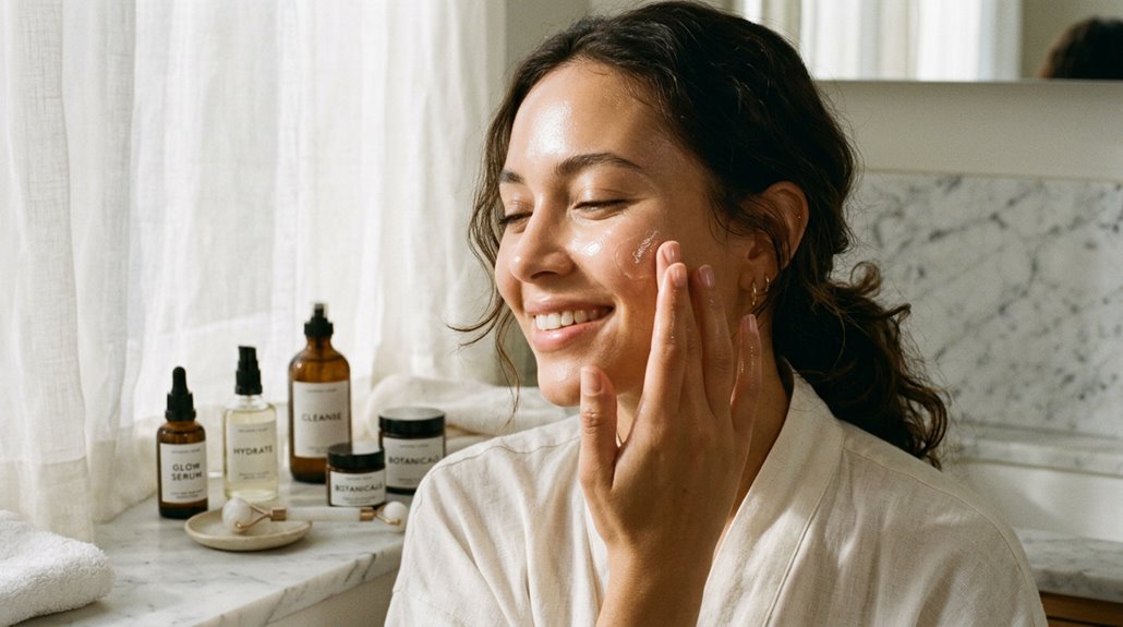 radiant skincare photoshoot ideas