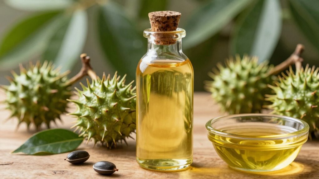 rich in triglycerides ricinoleic acid