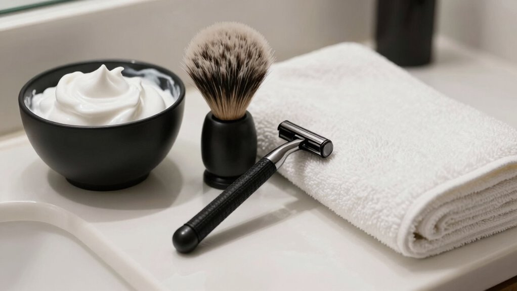 shave with grain protect skin