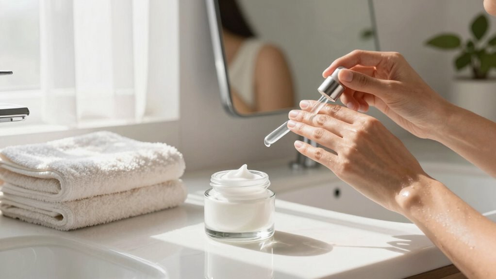 simple gentle daily skincare routine