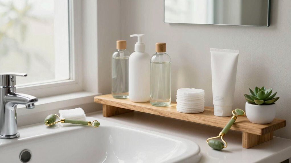 simple morning night skincare routine
