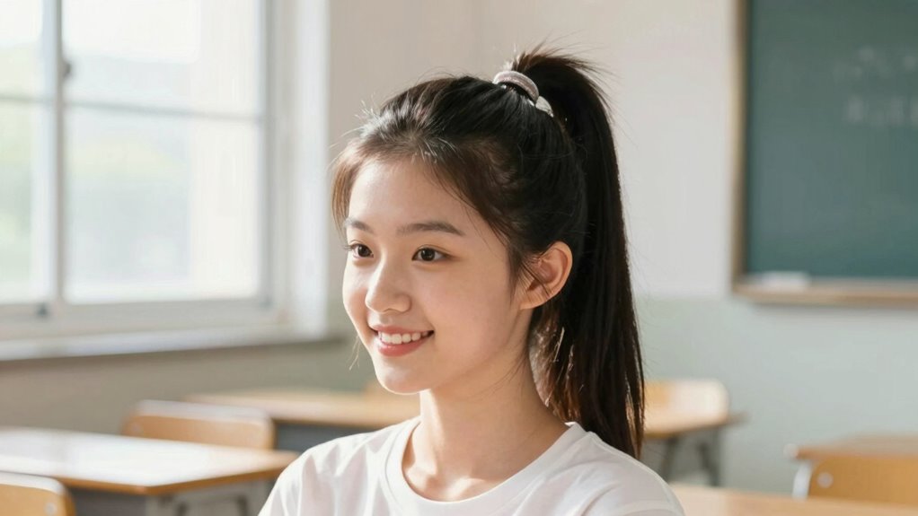 simple time saving school hairstyles