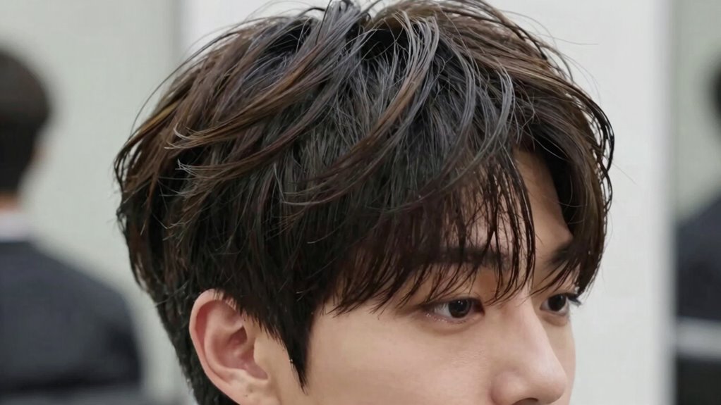 textured layered korean hairstyles communication