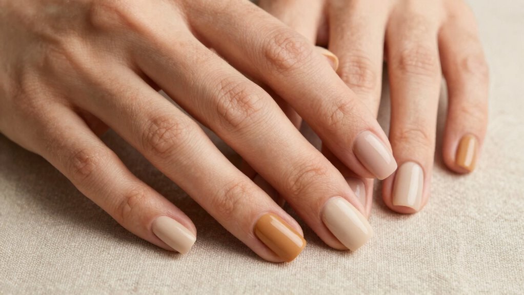 undertone based nude nail shades