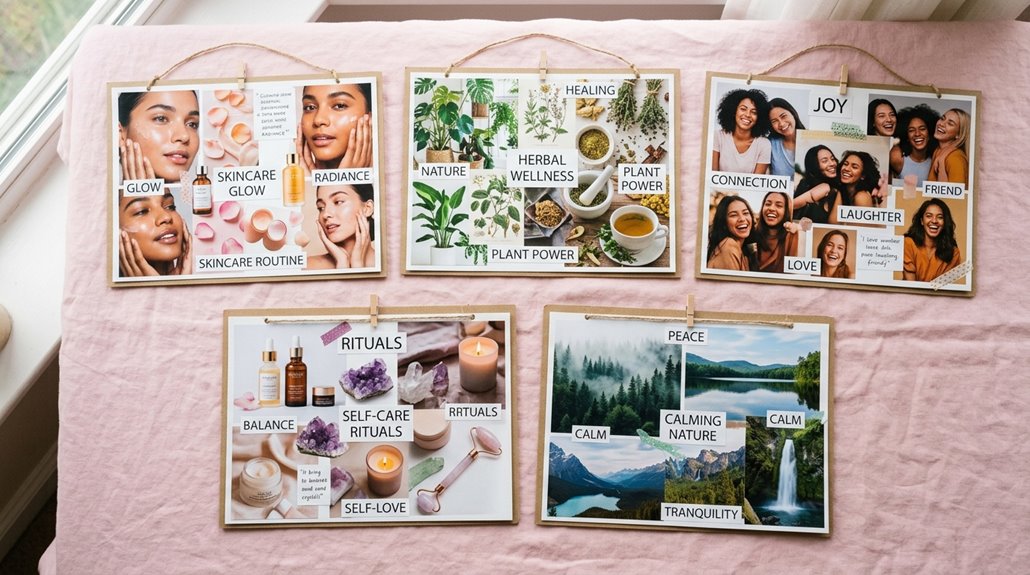 vision board for clear skin