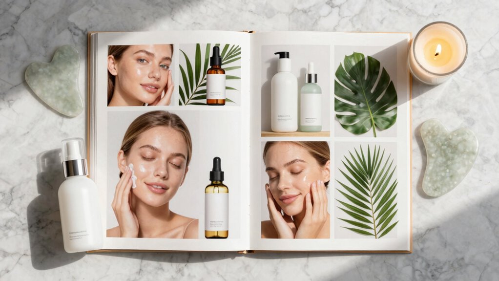 vision board guides daily skincare rituals