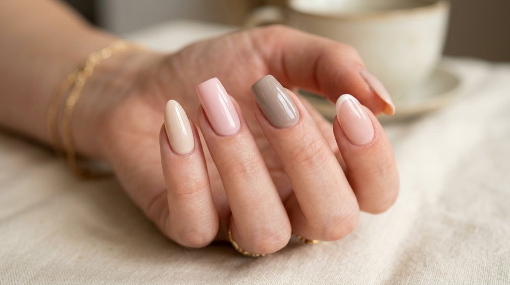 clean girl nails low maintenance looks