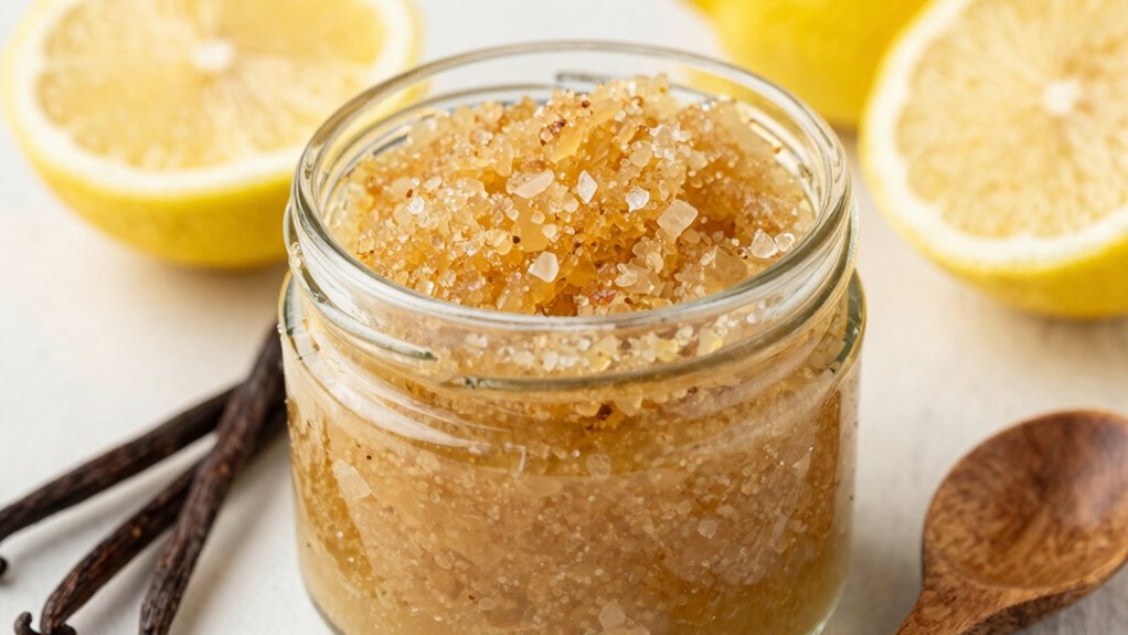 clean safe sugar scrub routine