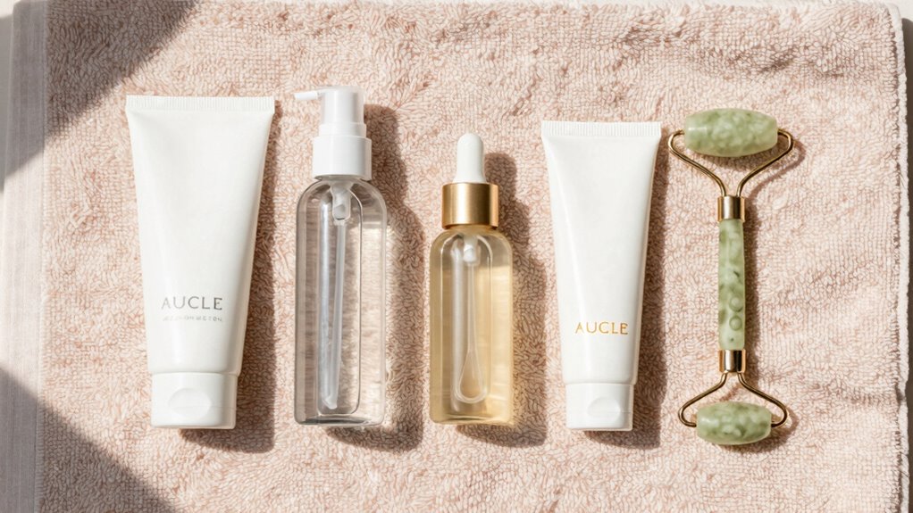 cleansers serums moisturizers sunscreen