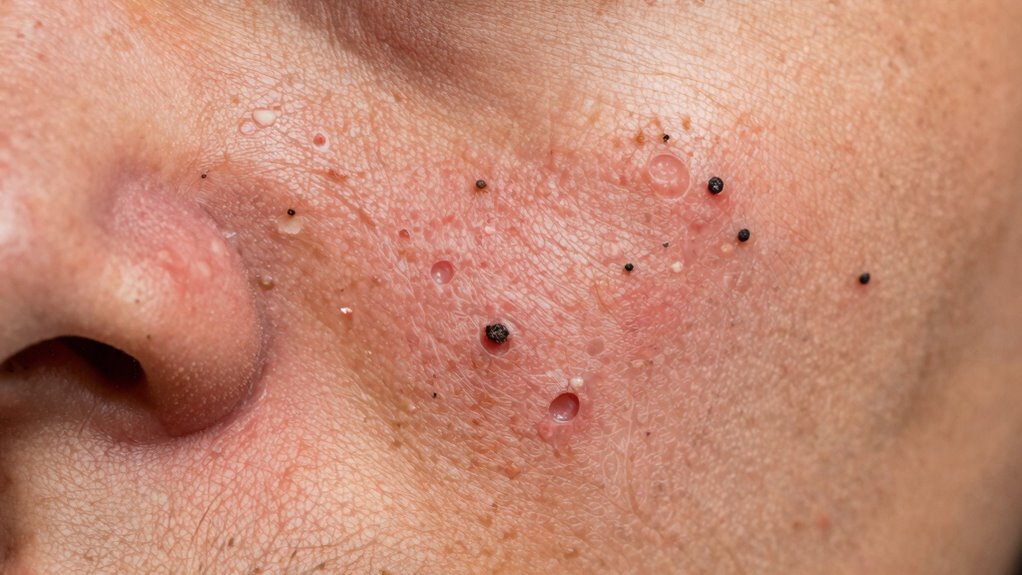 clogged pores invite acne inflammation