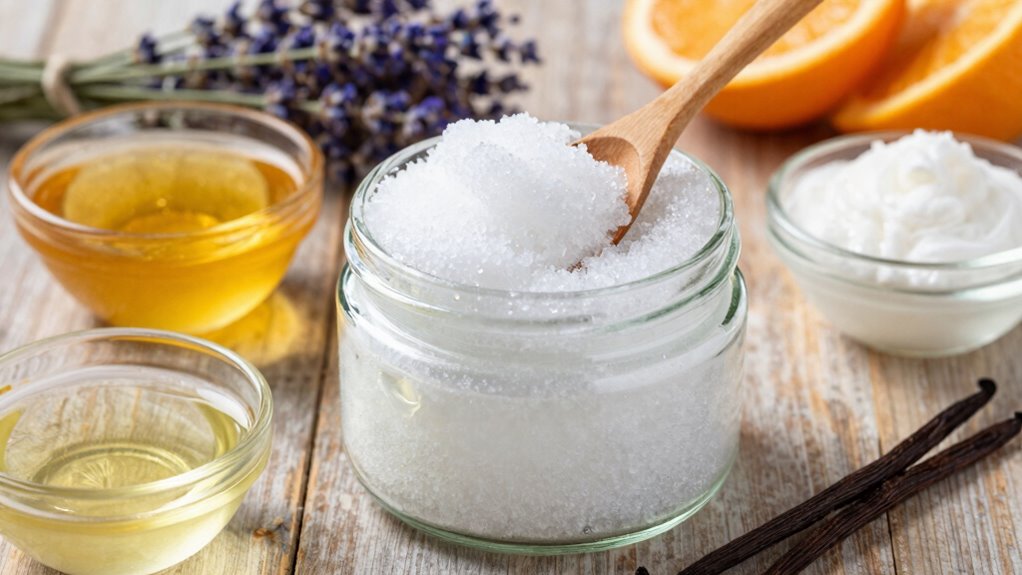 coconut oil sugar scrub recipe