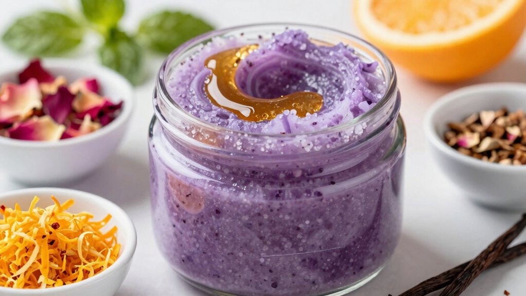 customizable scented sugar scrub combinations