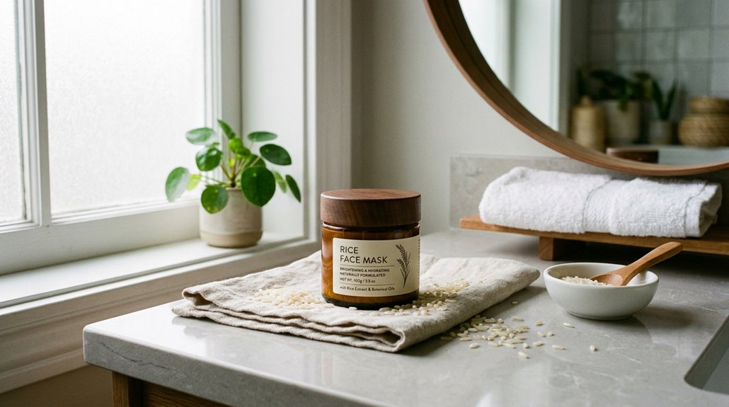 five rice masks for glowing skin