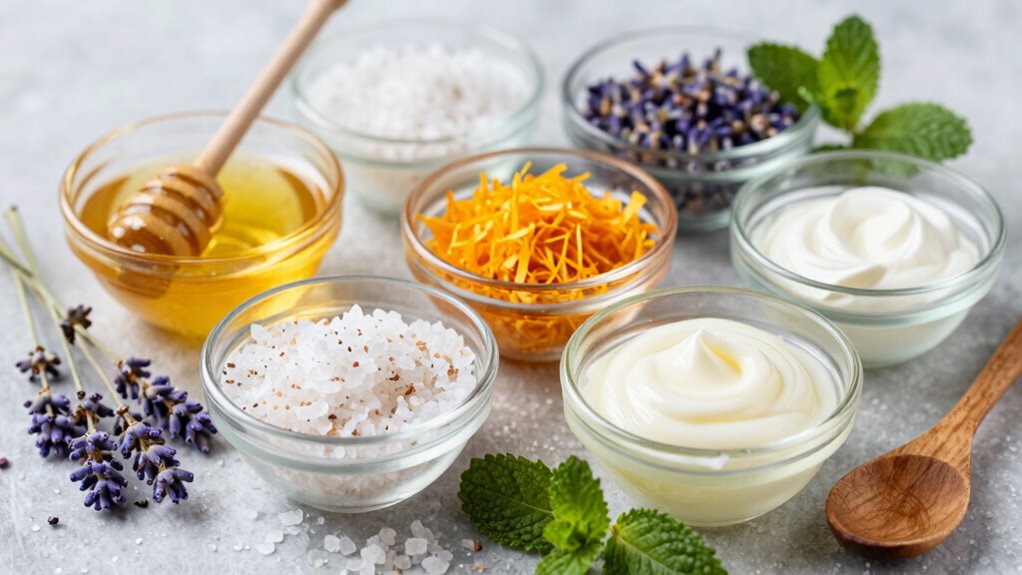 gentle skin specific diy scrubs