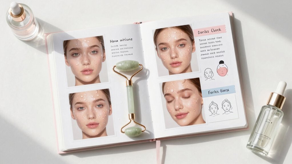 glass skin vision board motivation