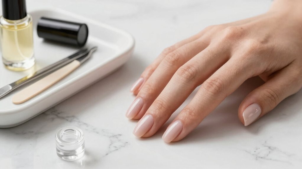 glossy minimalist manicure essentials
